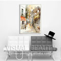 Modern Custom Street Scene Oil Painting On Canvas